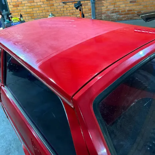 Foto antes do polimento